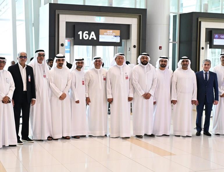 شركة مطار البحرين تحتفل بالذكرى العشرين لتسيير رحلات "الاتحاد للطيران" إلى البحرين 